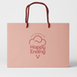 HE  mini parcel bag (pink)